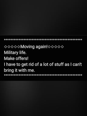 Moving Announcement